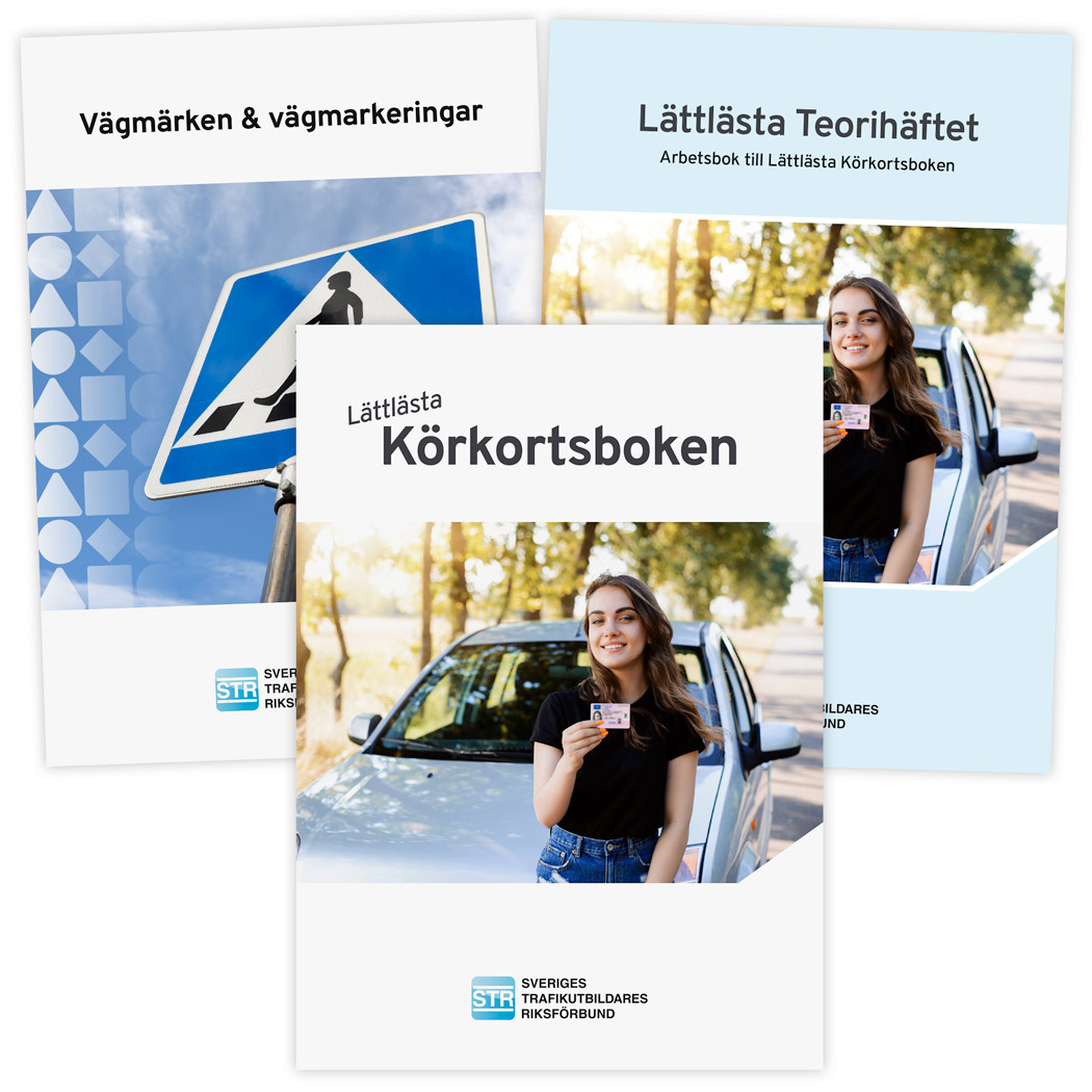 Paket 1 Lättlästa Körkortsboken