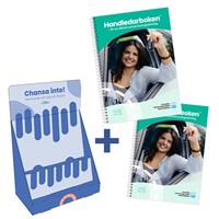 20 st Handledarboken™ + Liten STR-bokhylla i papp