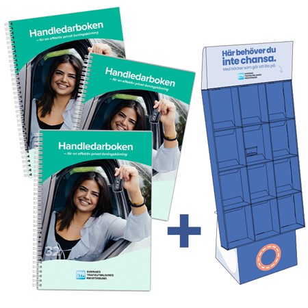50 st Handledarboken™ + STR-bokhylla i papp