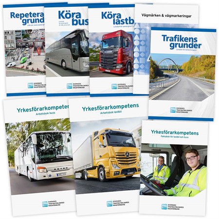Paket, Köra Lastbil & Buss med Yrkesförarkompetens & Trafikens Grunder
