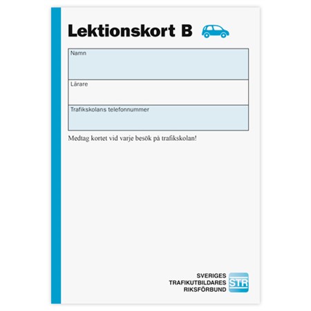 Lektionskort (100 st)