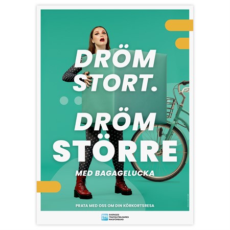 Affisch" Dröm stort" 50x70 cm