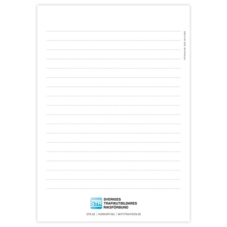 Konferensblock STR, A5