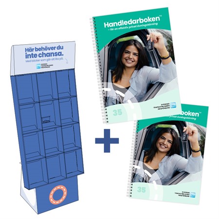 50 st Handledarboken™ + STR-bokhylla i papp