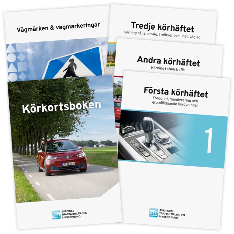 B körkortsböcker, Körhäfte 1,2,3